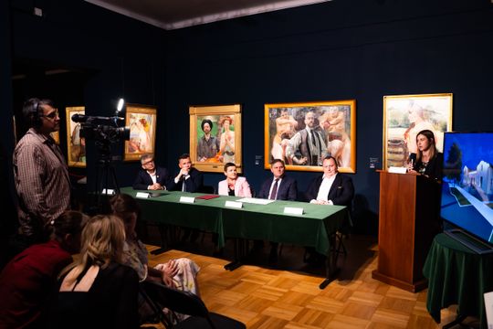 Konferencja prasowa w Muzeum im. Jacka Malczewskiego w Radomiu (zdjęcia)