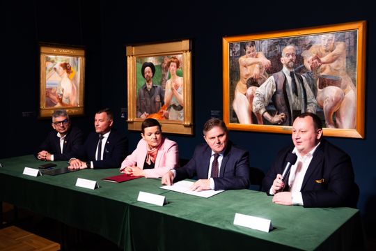 Konferencja prasowa w Muzeum im. Jacka Malczewskiego w Radomiu (zdjęcia)