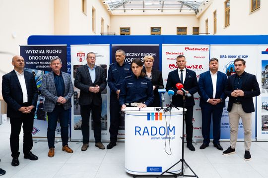Briefing prasowy dot. wydarzenia profilaktycznego w Radomiu „Wyobraźnia ratuje życie" (zdjęcia)