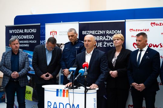 Briefing prasowy dot. wydarzenia profilaktycznego w Radomiu „Wyobraźnia ratuje życie" (zdjęcia)
