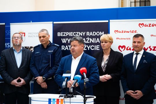 Briefing prasowy dot. wydarzenia profilaktycznego w Radomiu „Wyobraźnia ratuje życie" (zdjęcia)