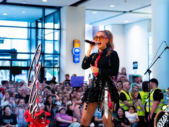 Koncert Cleo w galerii słonecznej (zdjęcia)