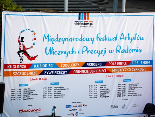 XIV Międzynarodowy Festiwal Artystów Ulicznych i Precyzji w Radomiu (zdjęcia)