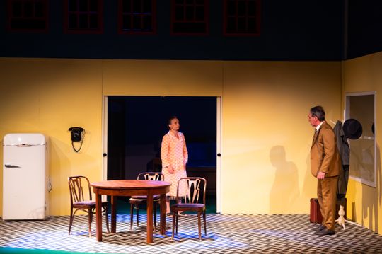 Próba medialna spektaklu "Śmierć komiwojażera" w reżyserii Radosława Rychcika (zdjęcia) Próba medialna spektaklu "Śmierć komiwojażera" w reżyserii Radosława Rychcika (zdjęcia)