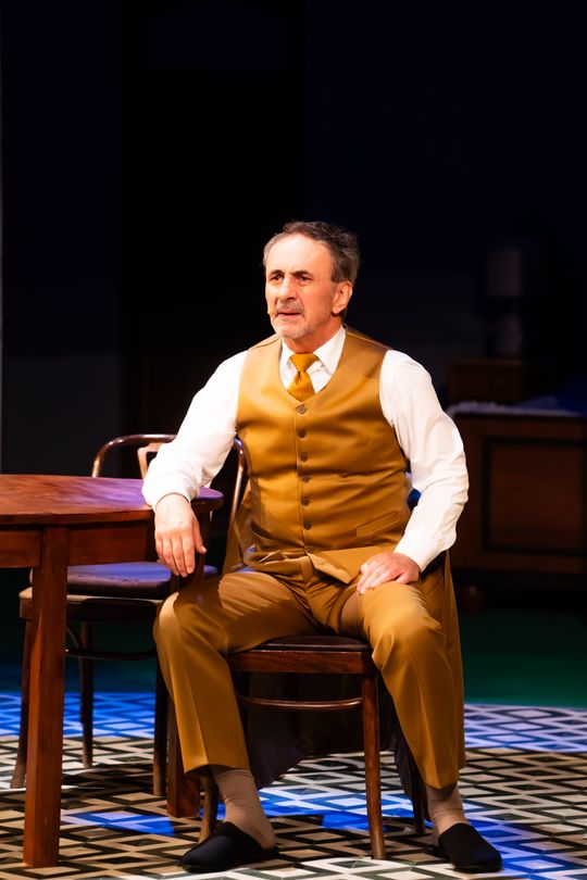 Próba medialna spektaklu "Śmierć komiwojażera" w reżyserii Radosława Rychcika (zdjęcia)