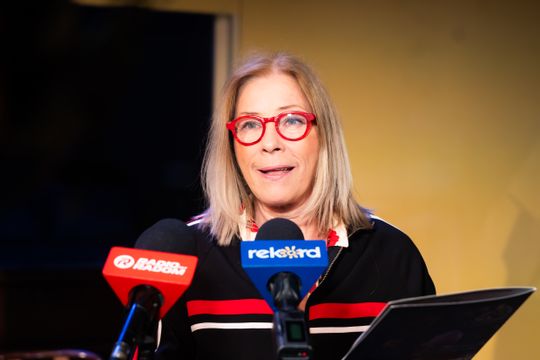 Próba medialna spektaklu "Śmierć komiwojażera" w reżyserii Radosława Rychcika (zdjęcia)