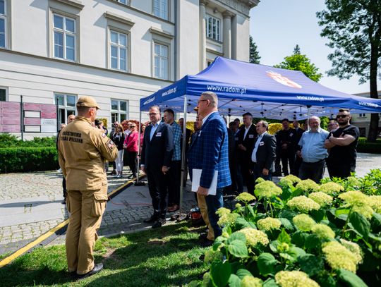 "Bezpieczny Radom 2025" - ćwiczenia obronne na placu Corazziego (zdjęcia)