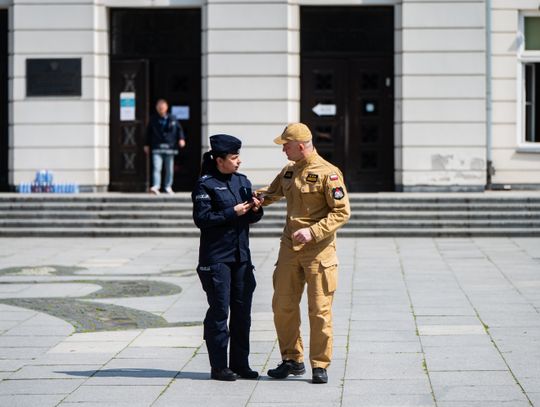 "Bezpieczny Radom 2025" - ćwiczenia obronne na placu Corazziego (zdjęcia)