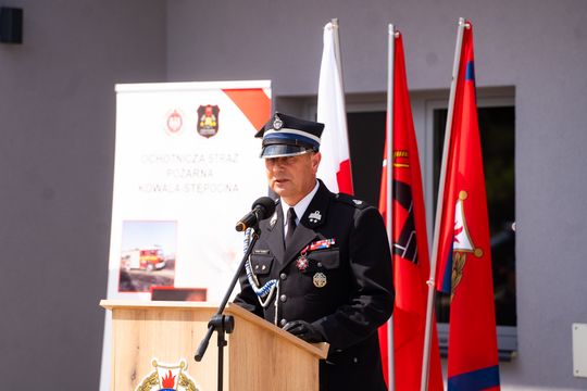 Przekazanie wozu strażackiego dla OSP Kowala- Stępocina (zdjęcia)