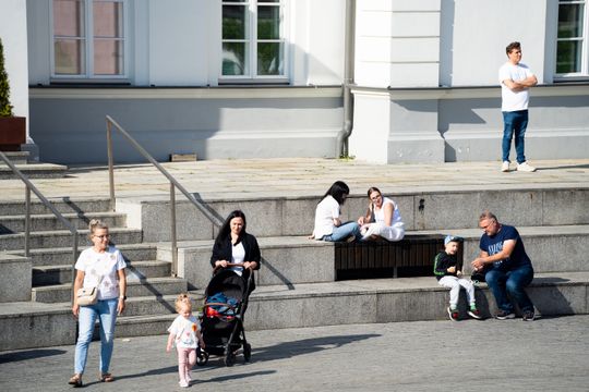 Radomianie w dniu wolnym od pracy - fotospacer (zdjęcia)