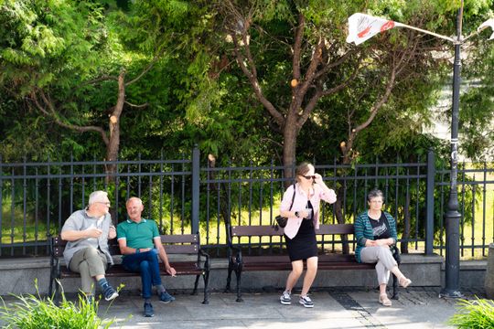 Radomianie w dniu wolnym od pracy - fotospacer (zdjęcia)
