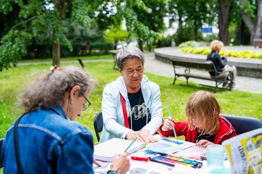 Free(RA)dom Festival - warsztaty malarskie "WYMALUJ FRY(WOLNOŚĆ)" (zdjęcia)
