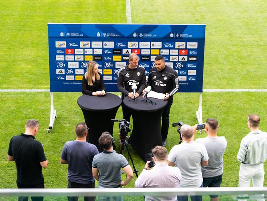 Briefing prasowy przed meczem Radomiak Radom - Pogoń Szczecin (zdjęcia)