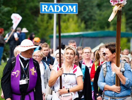 Piesza Pielgrzymka Diecezji Radomskiej na Jasną Górę (zdjęcia)
