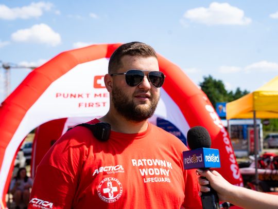 Bezpieczna kąpiel 2025 - edukacja i ratownictwo nad zalewem Borki (zdjęcia)