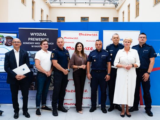 Konferencja prasowa dot. programu "Wrzesień miesiącem bezpieczeństwa" (zdjęcia)