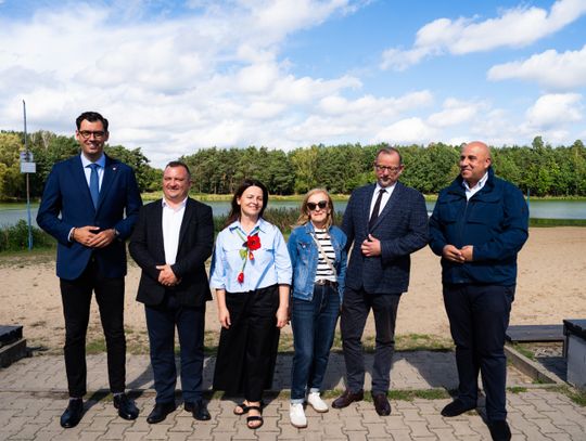 Konferencja prasowa dot. inwestycji nad zalewem "Siczki" (zdjęcia)