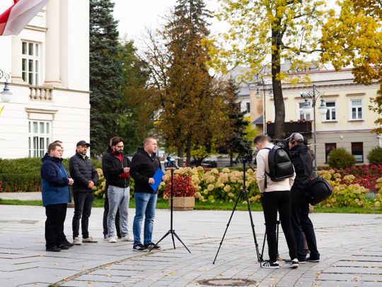 Konferencja prasowa dot. przestępczości imigrantów w Radomiu (zdjęcia)