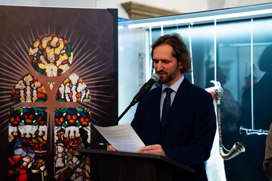 Wernisaż wystawy „Muzyka światła. Witraż. Od artefaktu do metafizyki” (zdjęcia)