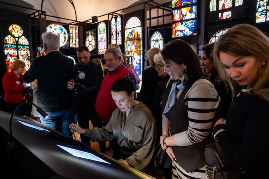 Wernisaż wystawy „Muzyka światła. Witraż. Od artefaktu do metafizyki” (zdjęcia)