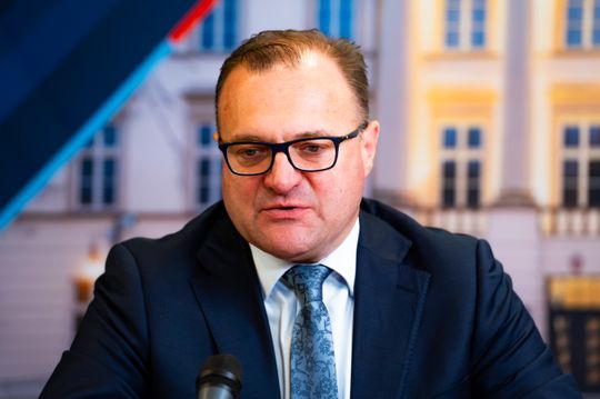 Konferencja prasowa dot. projektu Inteligentnego Systemu Transportowego (zdjęcia)