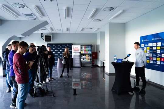Konferencja prasowa z nowym trenerem Radomiaka (zdjęcia)