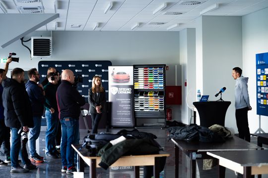 Konferencja prasowa z nowym trenerem Radomiaka (zdjęcia)