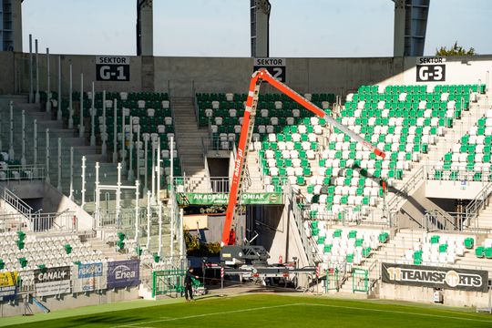 Nowe trybuny na stadionie Radomiaka (zdjęcia)
