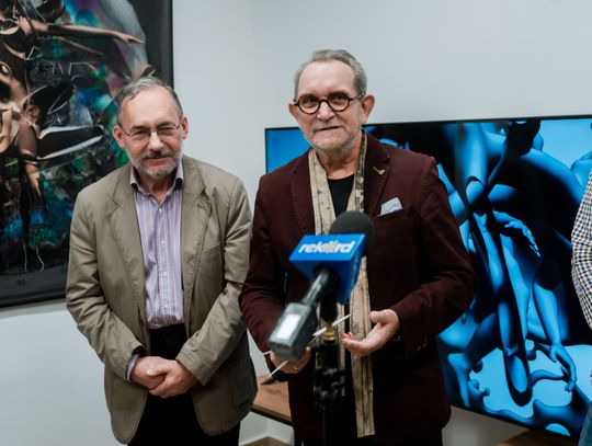 Wernisaż wystawy Lecha Polcyna pt. Po za granicą trójwymiaru (zdjęcia)