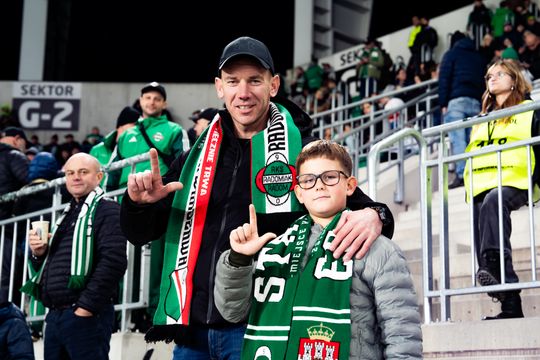 Kibice na meczu Radomiak Radom - Cracovia (zdjęcia)