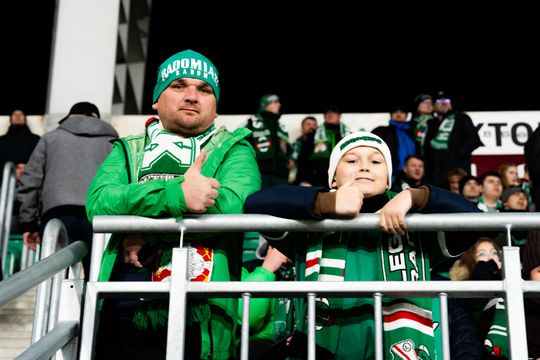 Kibice na meczu Radomiak Radom - Cracovia (zdjęcia)