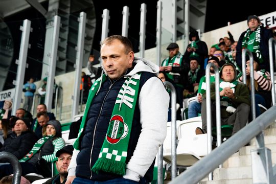 Kibice na meczu Radomiak Radom - Cracovia (zdjęcia)