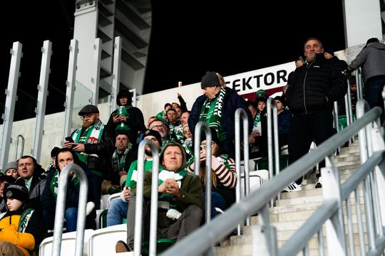 Kibice na meczu Radomiak Radom - Cracovia (zdjęcia)