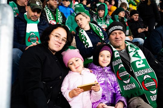 Kibice na meczu Radomiak Radom - Cracovia (zdjęcia)