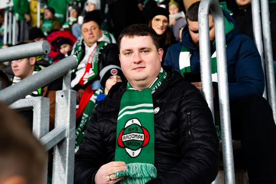 Kibice na meczu Radomiak Radom - Cracovia (zdjęcia)