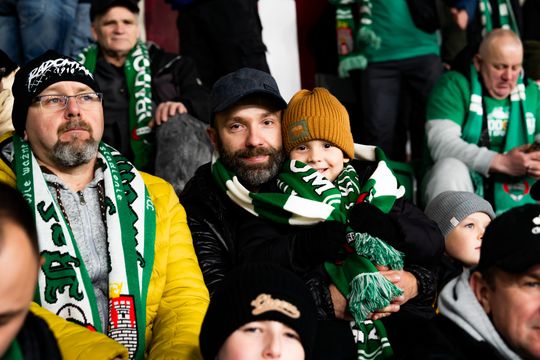 Kibice na meczu Radomiak Radom - Cracovia (zdjęcia)
