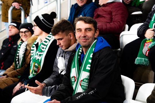 Kibice na meczu Radomiak Radom - Cracovia (zdjęcia)