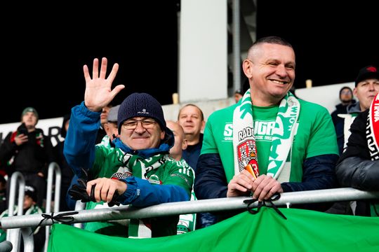 Kibice na meczu Radomiak Radom - Cracovia (zdjęcia)