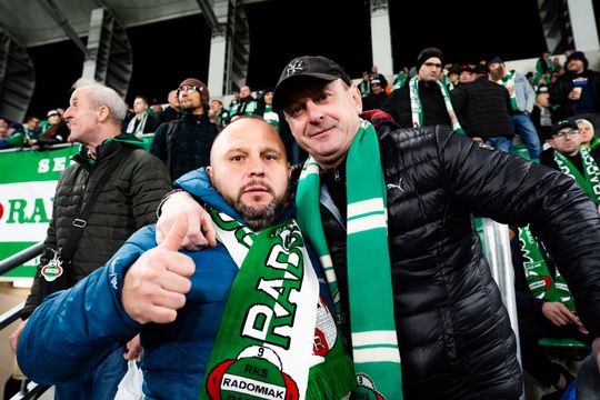 Kibice na meczu Radomiak Radom - Cracovia (zdjęcia)