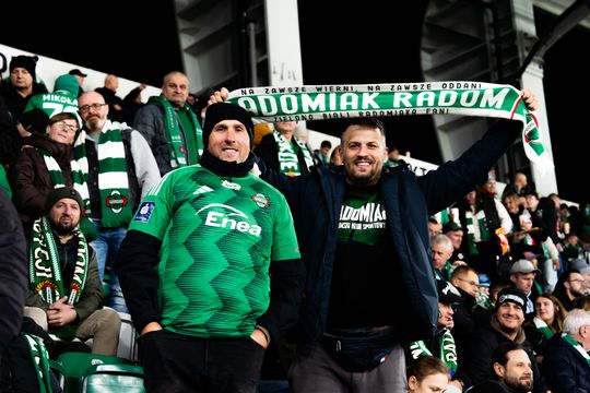 Kibice na meczu Radomiak Radom - Cracovia (zdjęcia)