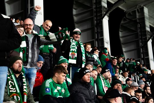 Kibice na meczu Radomiak Radom - Cracovia (zdjęcia)