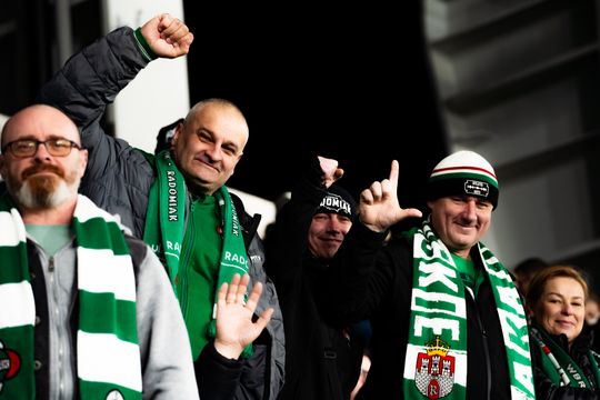 Kibice na meczu Radomiak Radom - Cracovia (zdjęcia)