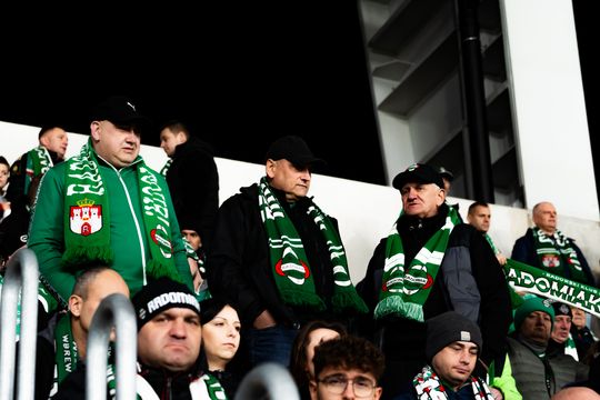 Kibice na meczu Radomiak Radom - Cracovia (zdjęcia)