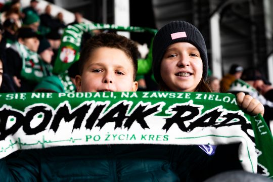 Kibice na meczu Radomiak Radom - Cracovia (zdjęcia)