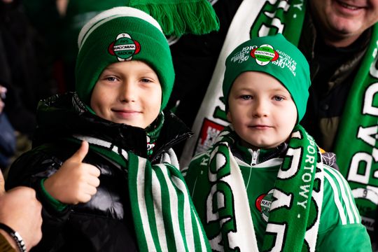 Kibice na meczu Radomiak Radom - Cracovia (zdjęcia)