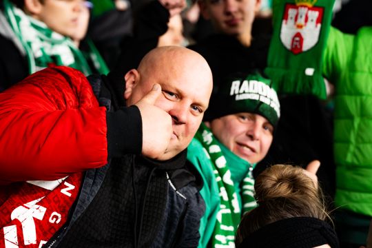 Kibice na meczu Radomiak Radom - Cracovia (zdjęcia)