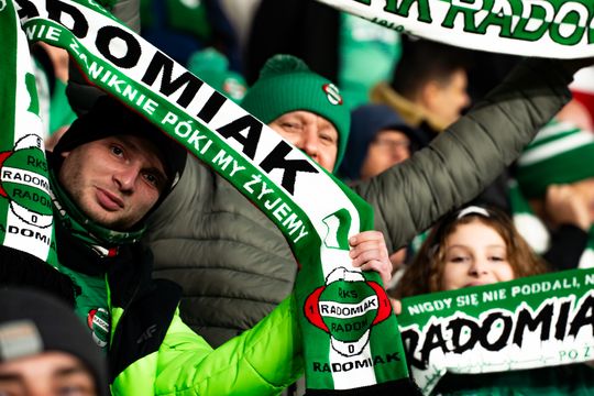 Kibice na meczu Radomiak Radom - Cracovia (zdjęcia)