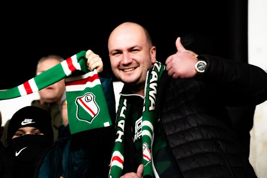 Kibice na meczu Radomiak Radom - Cracovia (zdjęcia)