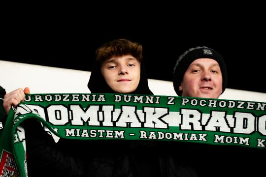 Kibice na meczu Radomiak Radom - Cracovia (zdjęcia)