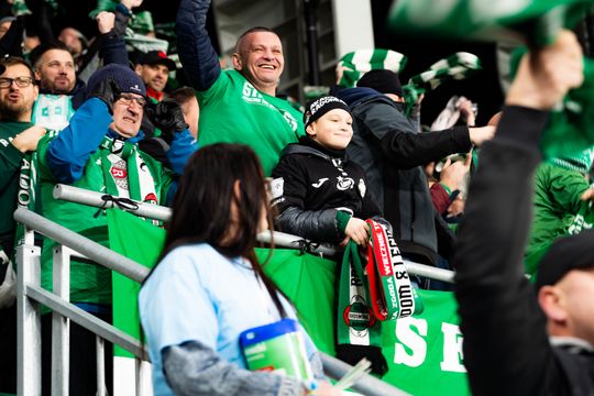 Kibice na meczu Radomiak Radom - Cracovia (zdjęcia)